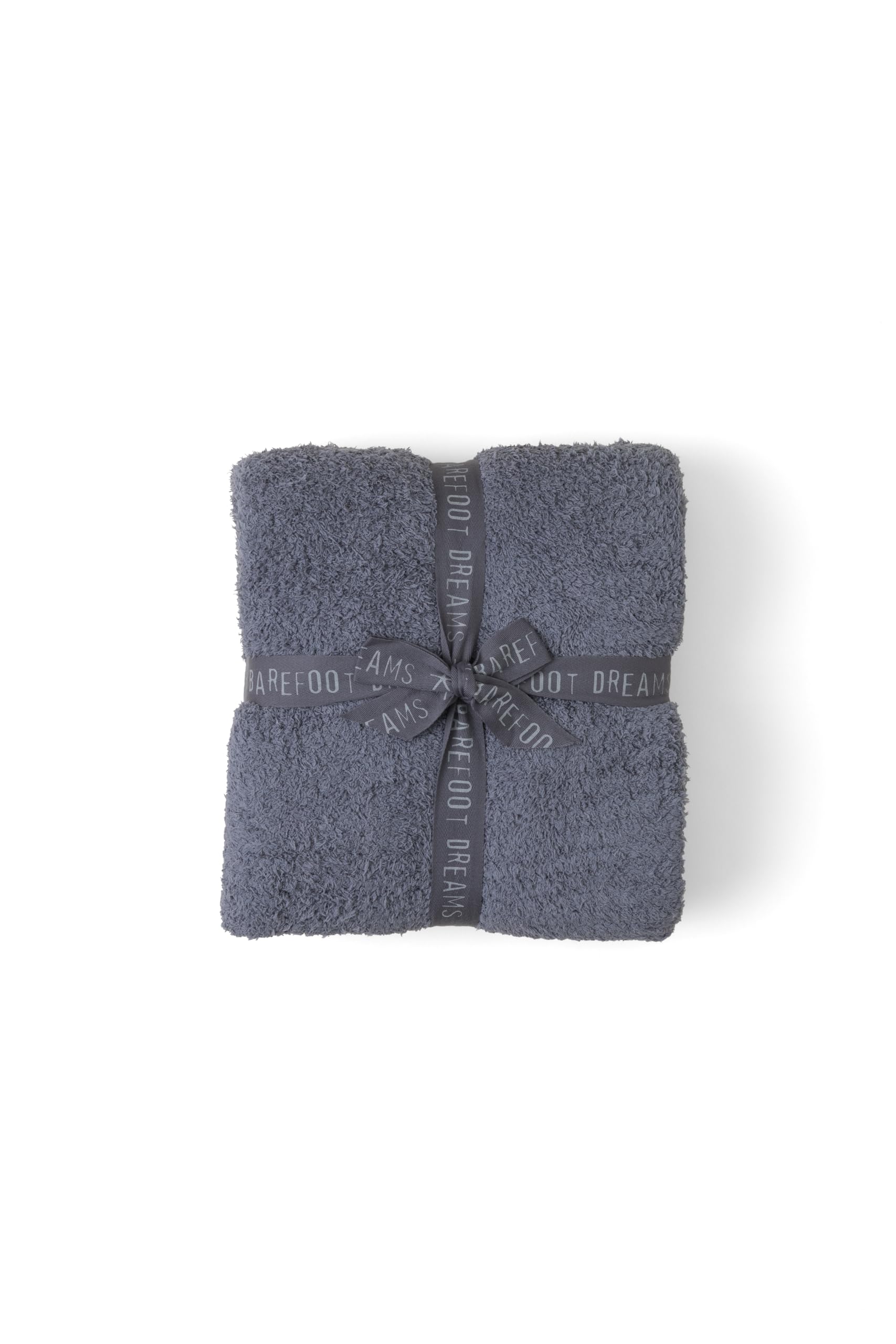 Barefoot Dreams vue avant du plaid Graphite montrant style et confort