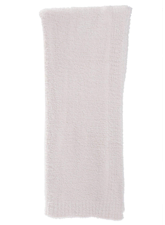 Barefoot Dreams gros plan sur la texture CozyChic montrant douceur et chaleur