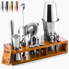 barillio vue avant du kit barman, organisation élégante pour soirées