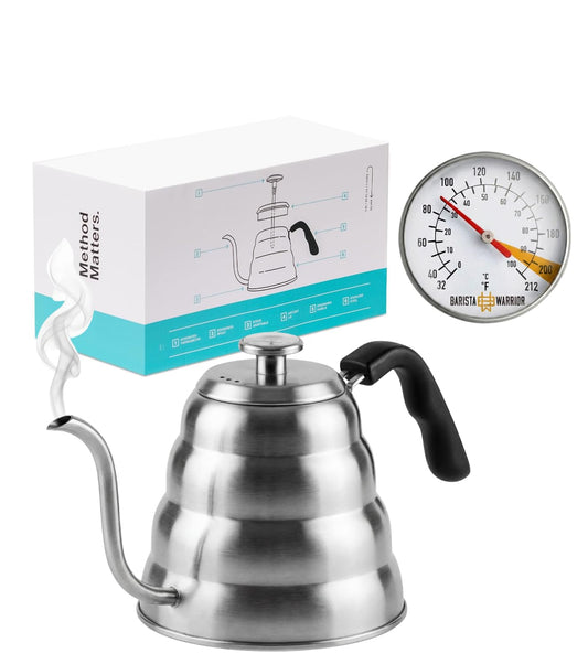 Barista Warrior face et emballage montrant qualité et capacité