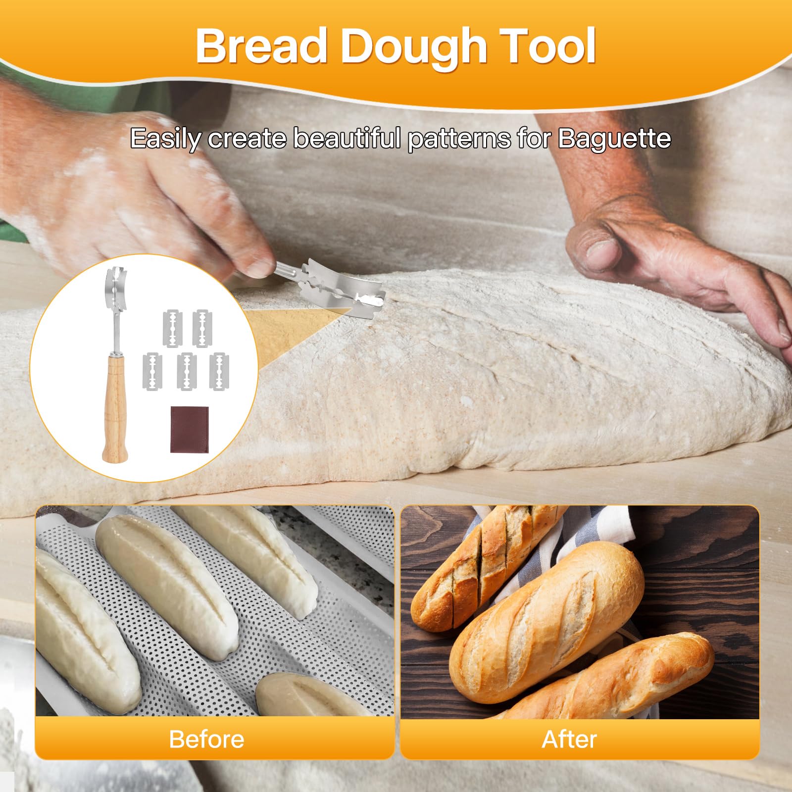 Barlket baguettes dorées sorties du four démontrant croustillant et coloration uniforme