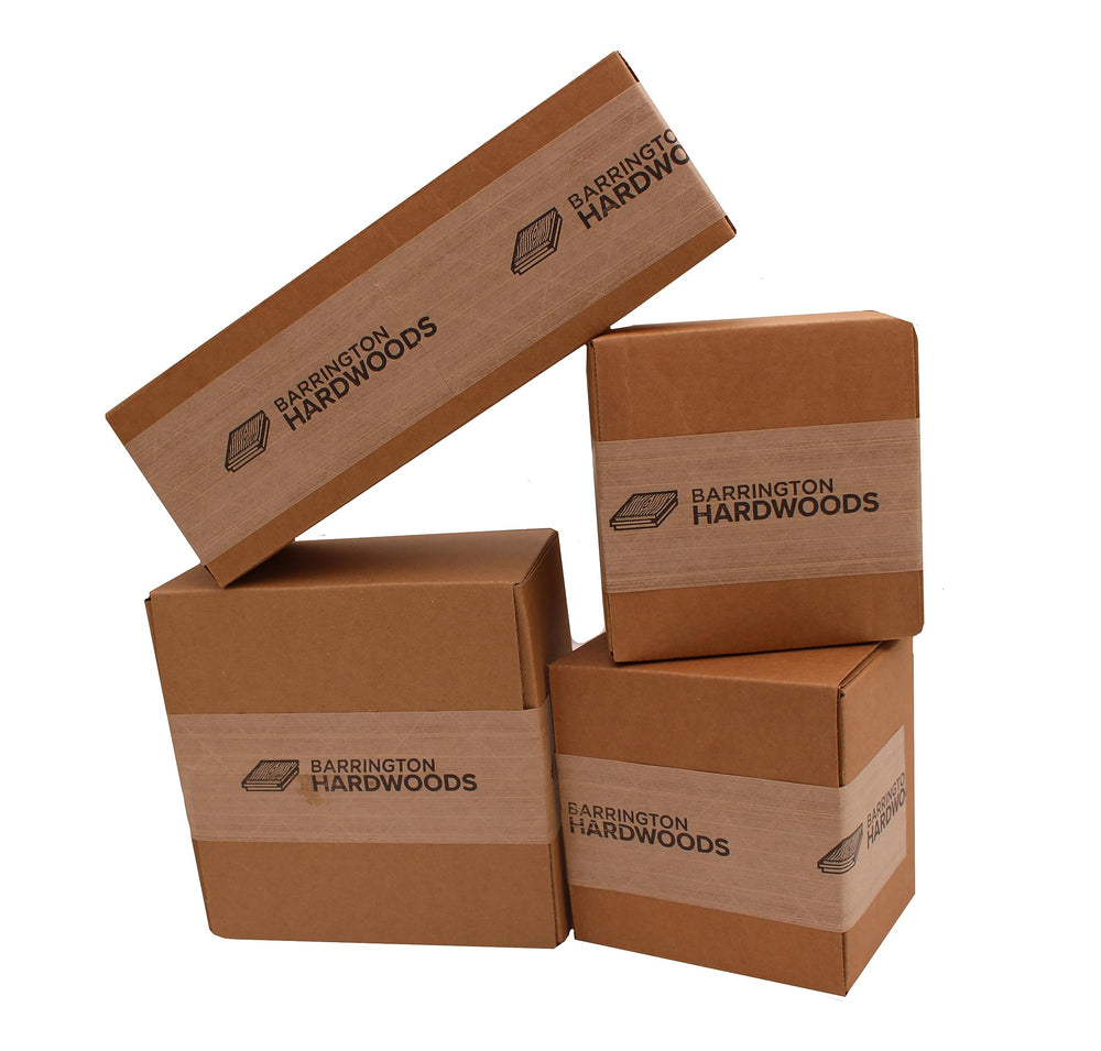 Barrington Hardwoods comparatif à la règle montrant longueur 24 pouces pratique