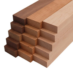 Barrington Hardwoods ensemble cerisier érable noyer illustrant variété de teintes