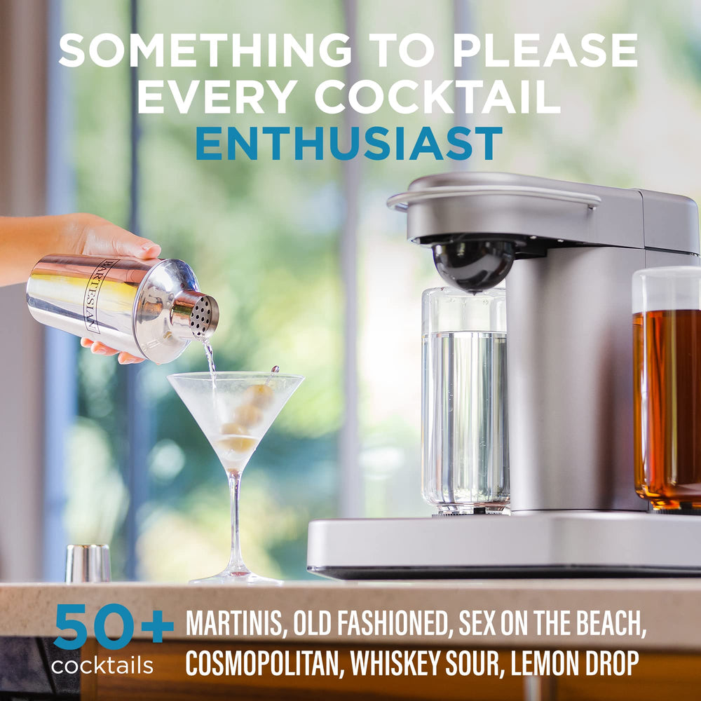 Mise en scène d’un cocktail fait avec Bartesian pour inspirer soirées maison conviviales