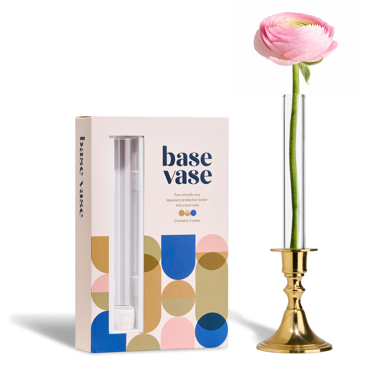 Base Vase face avant ensemble montrant élégance et polyvalence