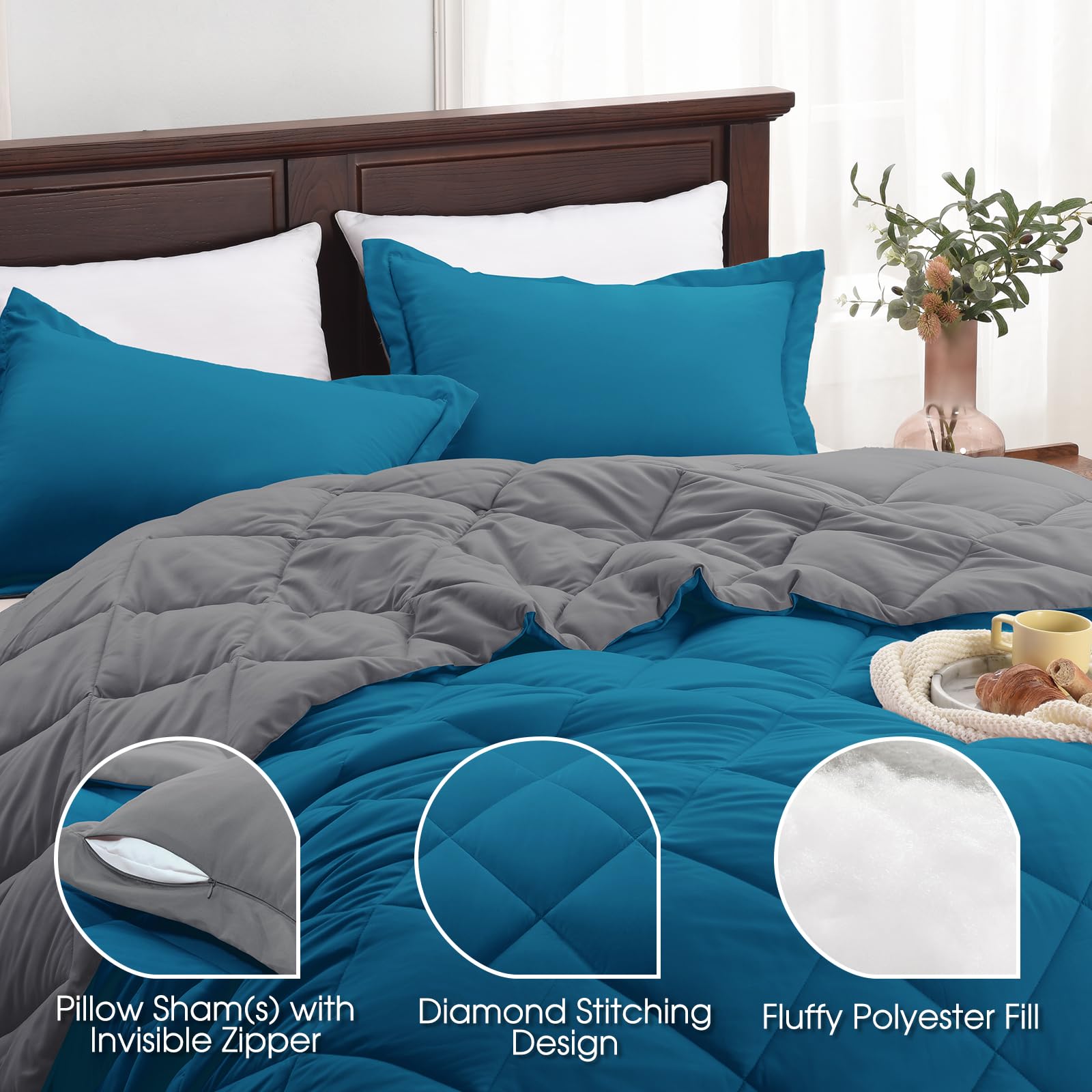 Basic Beyond revers gris charbon pour varier l'ambiance de la chambre