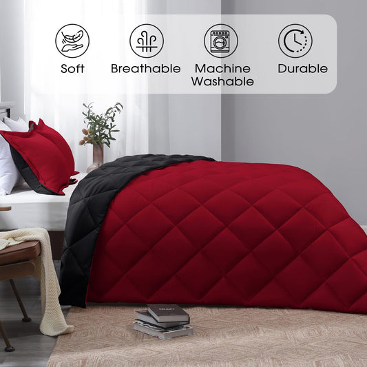 Basic Beyond couette côté noir réversible, option décor sobre