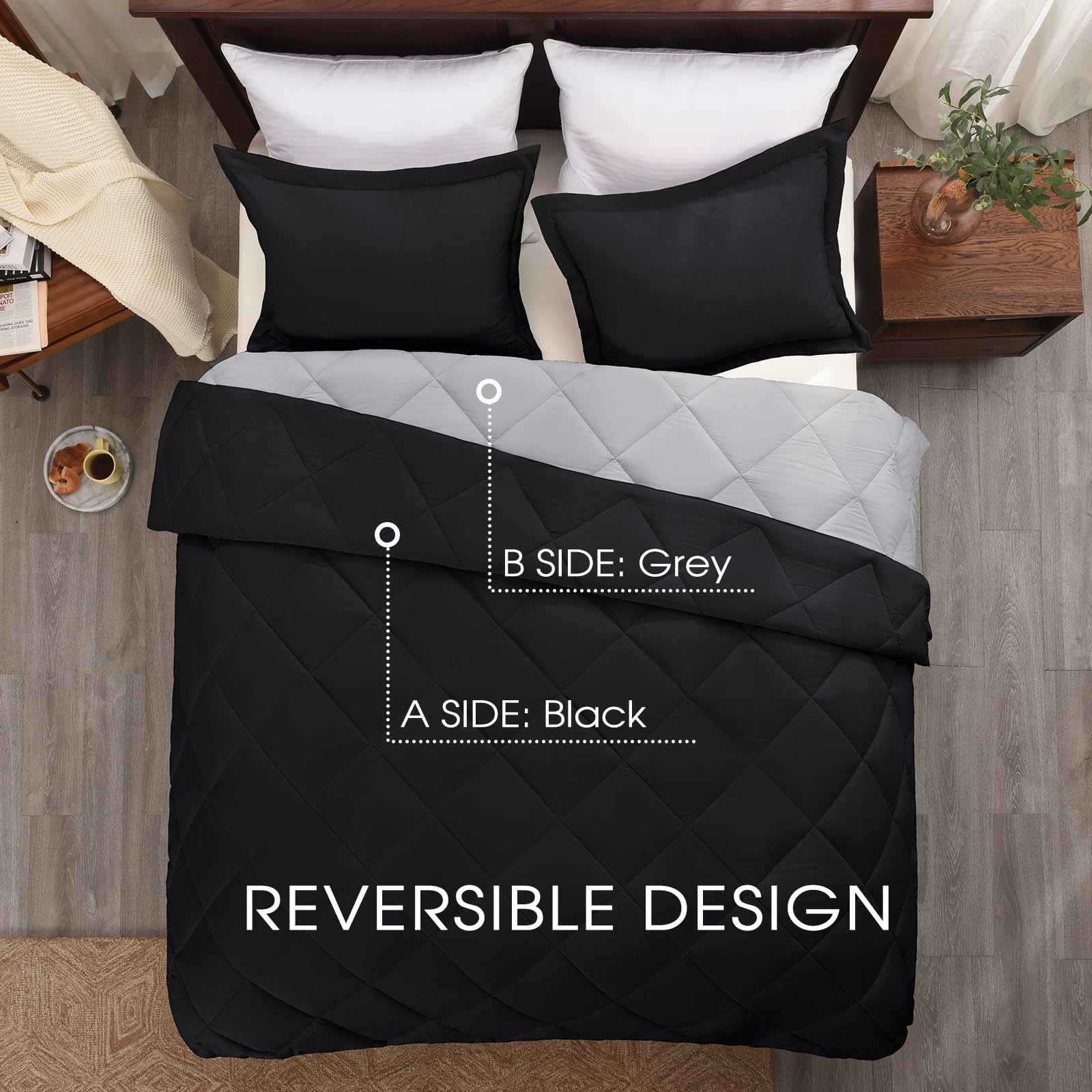 Basic Beyond détail de la taie avec zip invisible et maintien net