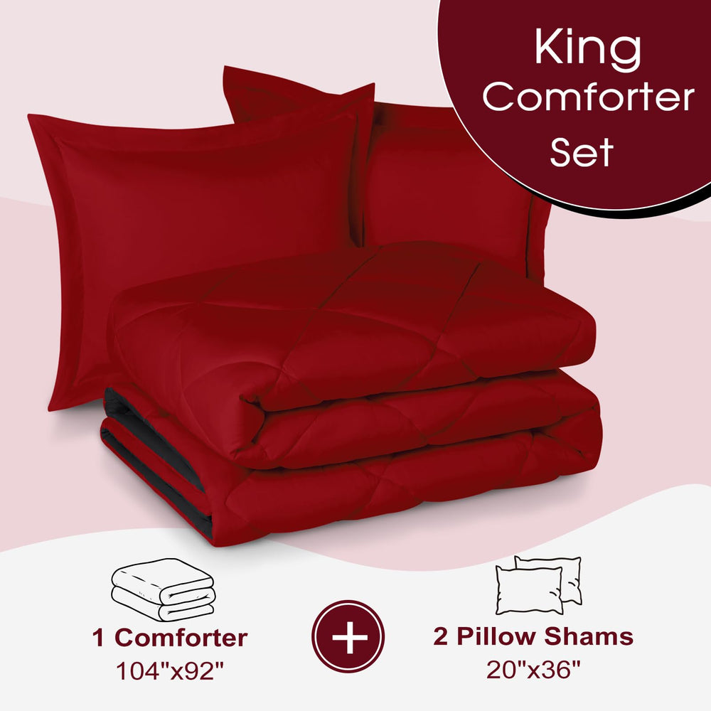 Basic Beyond comparaison échelle montrant taille king 104x92 pour bonne retombée