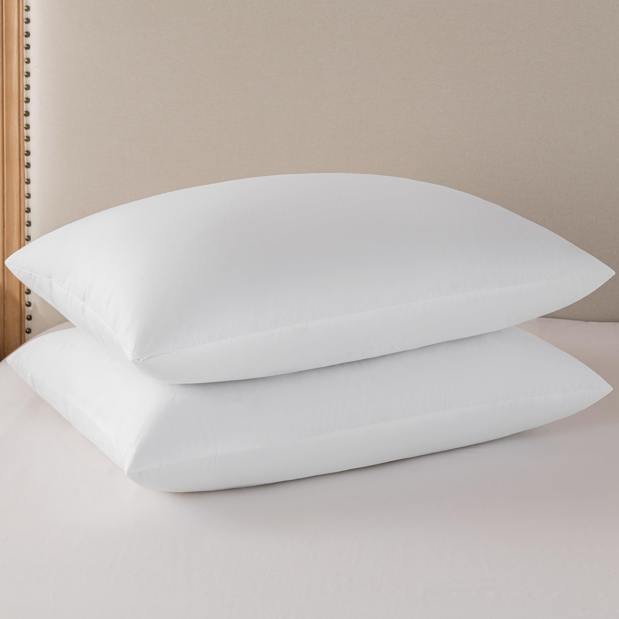 basic home vue rapprochée du mélange plume et duvet offrant soutien et moelleux