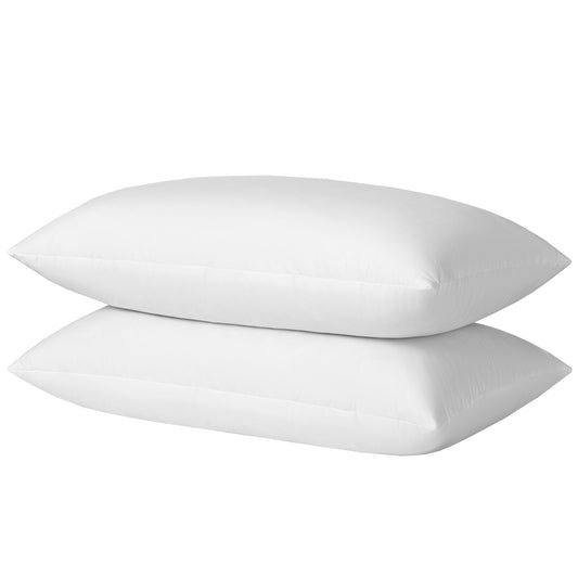 basic home oreiller king vue frontale montrant soutien hôtelier