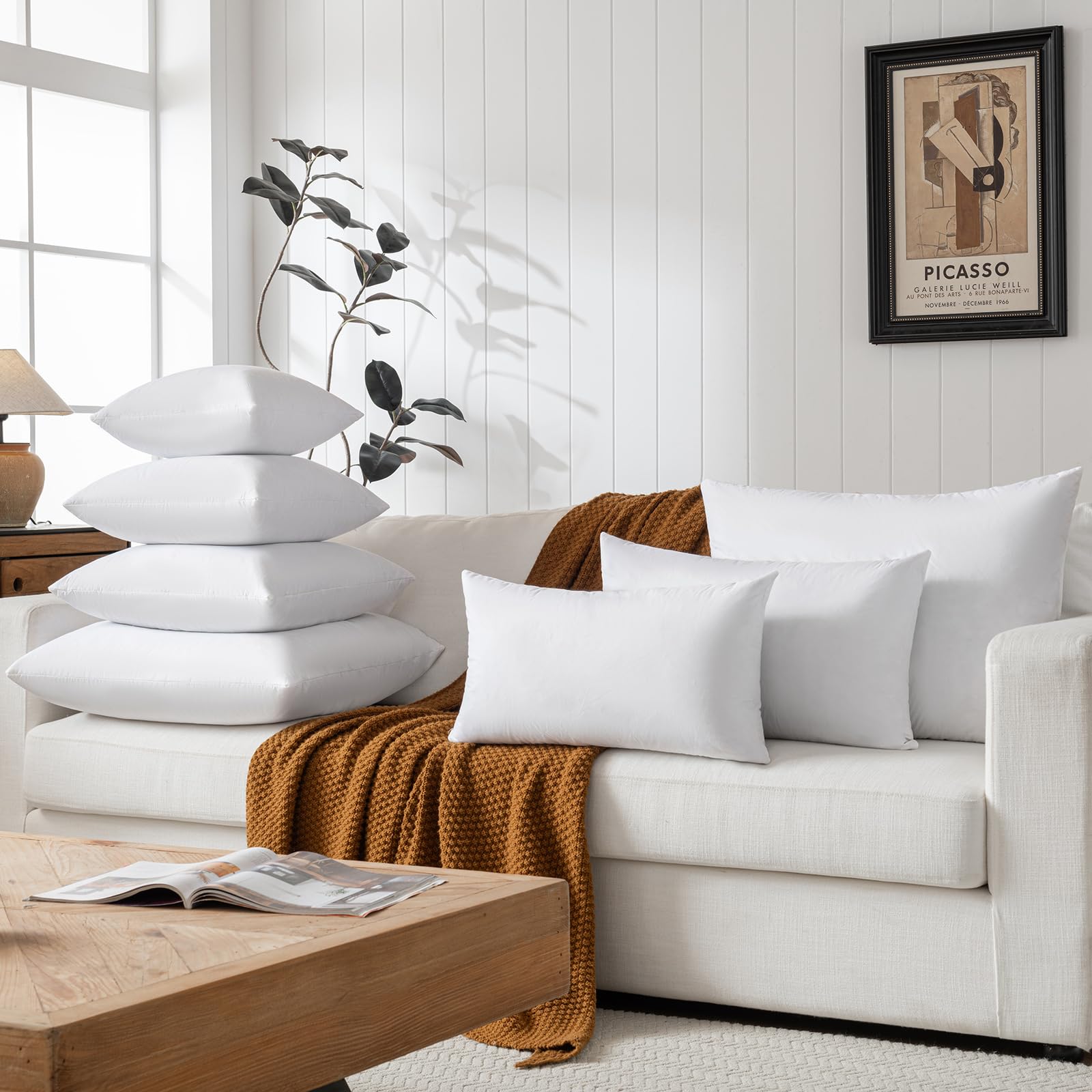 basic home remplissage en duvet d'oie pour un soutien moelleux