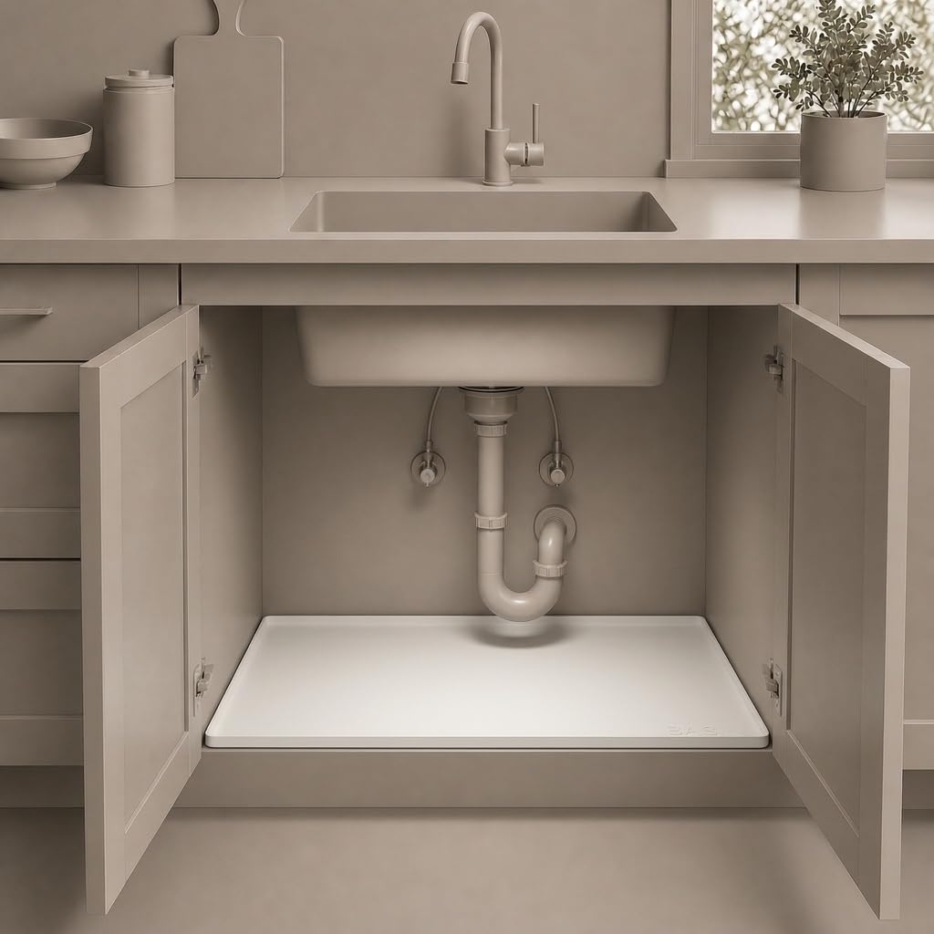 BASIN tapis sous-évier vue face, protection intégrale du meuble