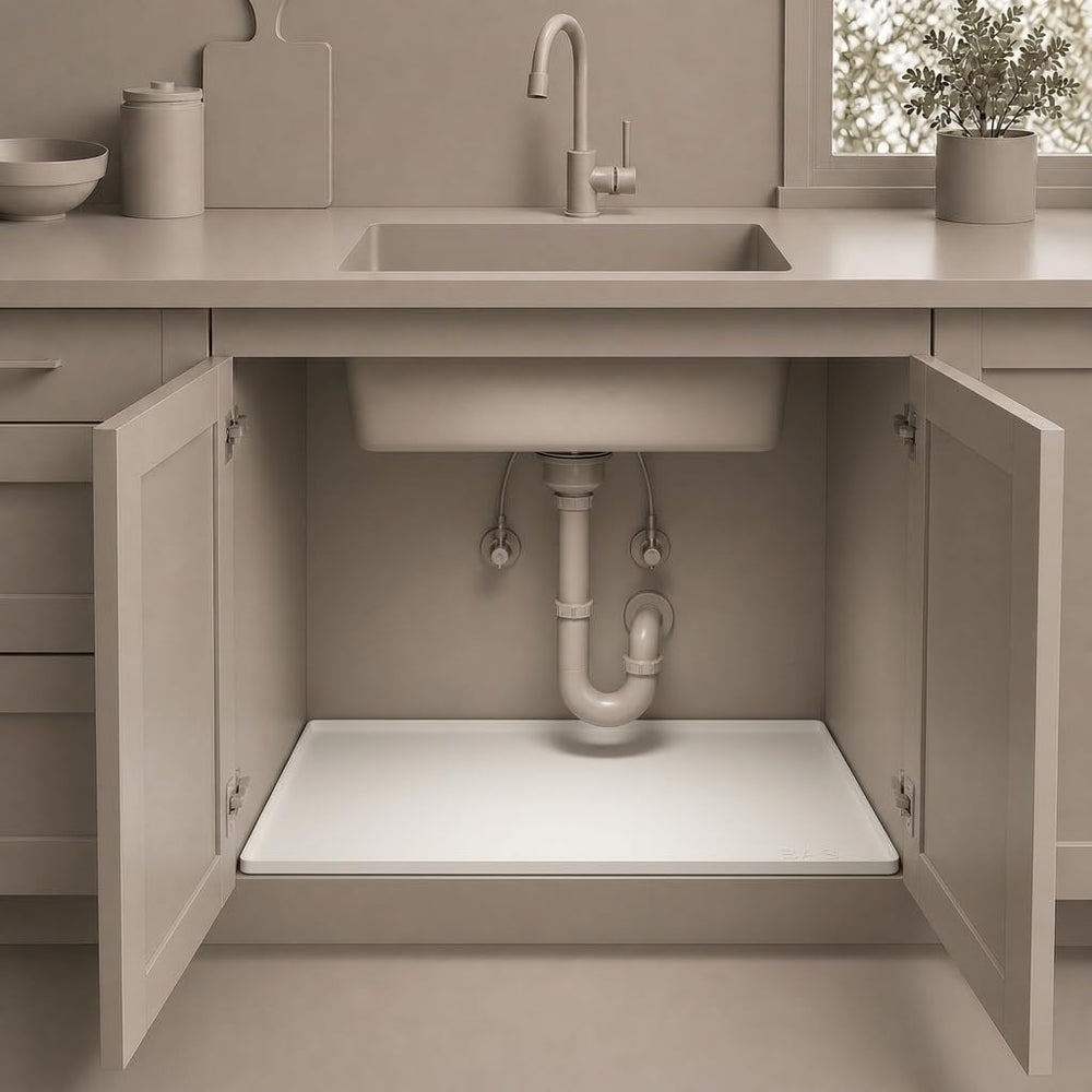 BASIN tapis sous-évier vue face, protection intégrale du meuble