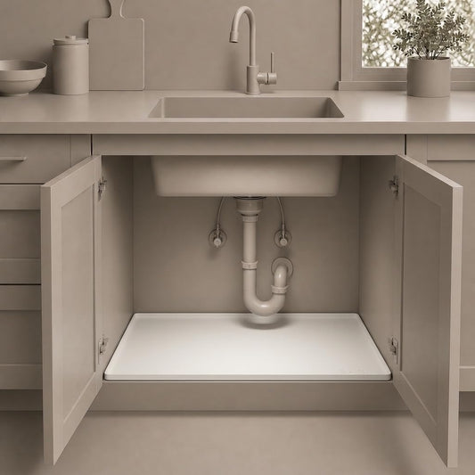 BASIN tapis sous-évier vue face, protection intégrale du meuble