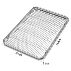 Bastwe grille incluse posée sur la plaque pour cuisson et refroidissement
