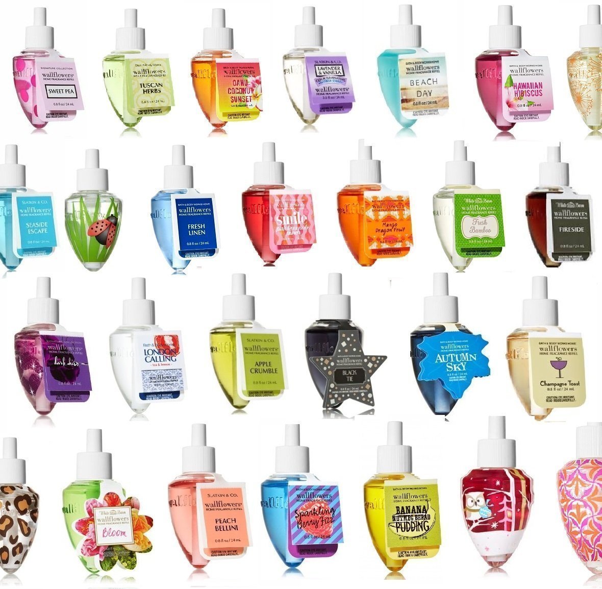 Bath & Body Works ampoule Wallflower face avant montrant le design et facilité d'installation