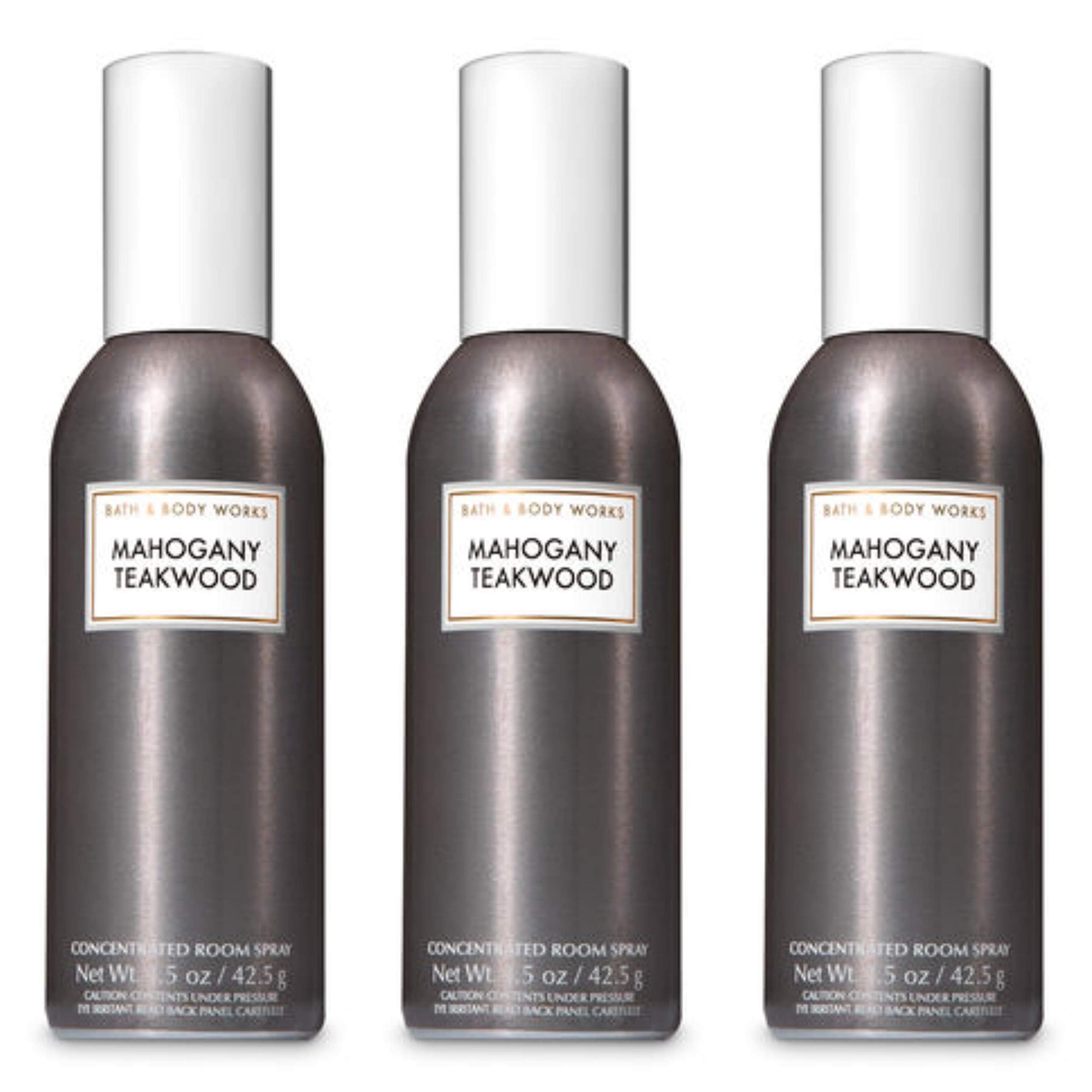 Bath & Body Works flacon Mahogany Teakwood en avant, parfum bois chaleureux
