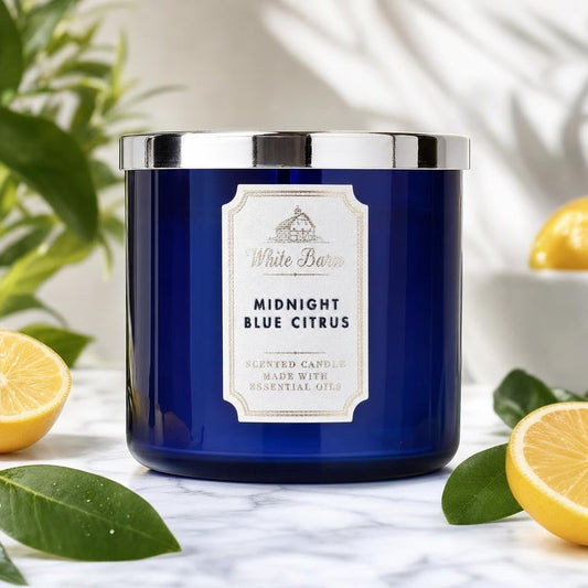 Bath & Body Works gros plan des trois mèches montrant combustion régulière