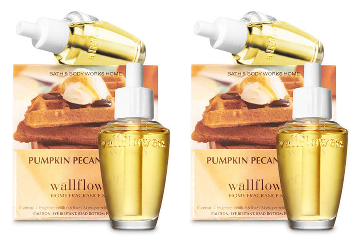 Bath & Body Works emballage face avant Pumpkin Pecan Waffles montrant parfum gourmand