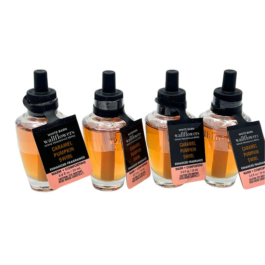 Bath & Body Works recharge Caramel Pumpkin Swirl gros plan bouchon détaillé garantit une installation simple
