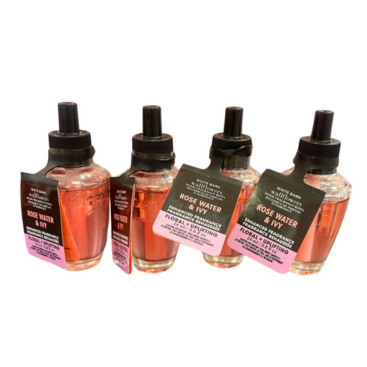 Bath & Body Works flacon gros plan montrant la texture du liquide, facilite la recharge propre