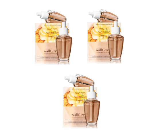 Bath & Body Works recharge WallFlower face montrant flacon et ambiance parfumée