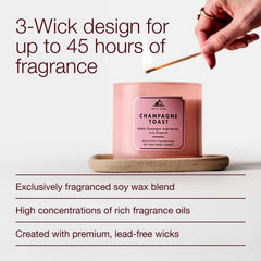 Bath & Body Works lot de deux bougies avec couvercles, design prêt à offrir