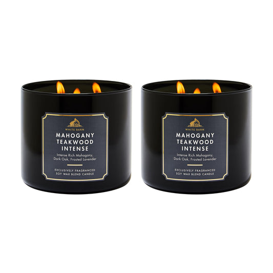 Bath & Body Works pot Mahogany Teakwood Intense face avant, design élégant et parfum durable