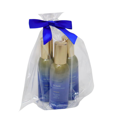 Bath & Body Works flacon OCEAN gros plan montrant l'étiquette distincte