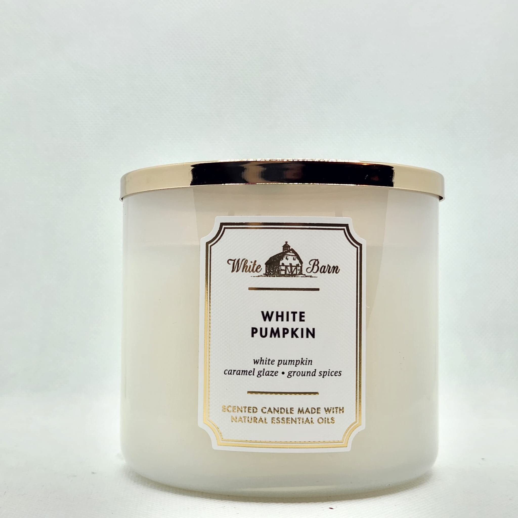 Bath & Body Works White Barn bougie 3-mèches face bénéfice décoration chaleureuse