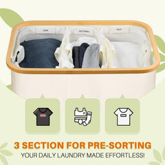 Bathola sac amovible avec poignée pour transporter le linge facilement