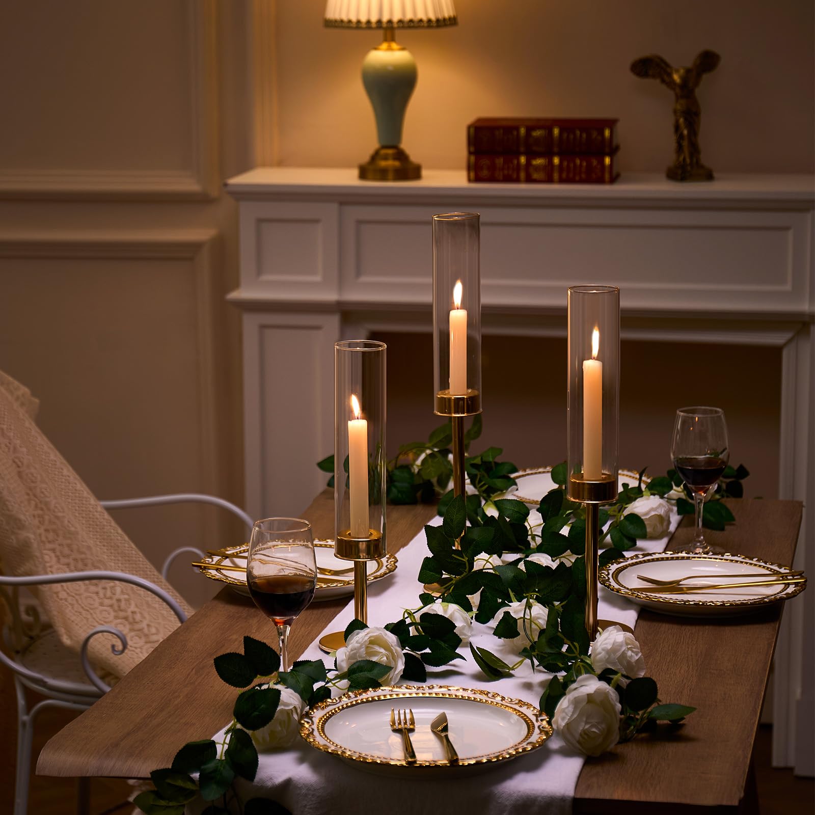 Batoslee table extérieure ambiance chaleureuse et éclairage protégé