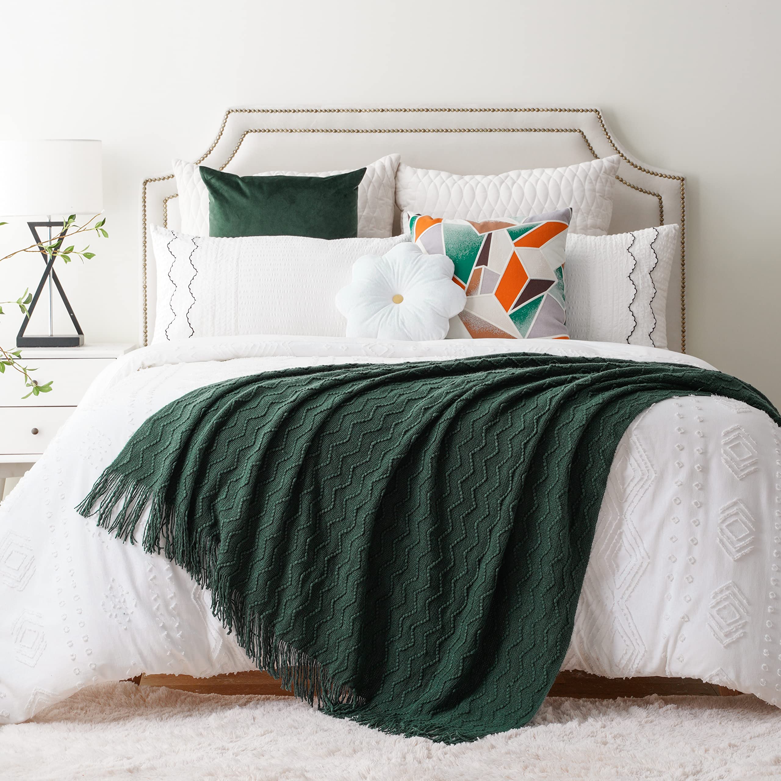 BATTILO HOME plaid décoré dans un salon montrant intégration décorative facile