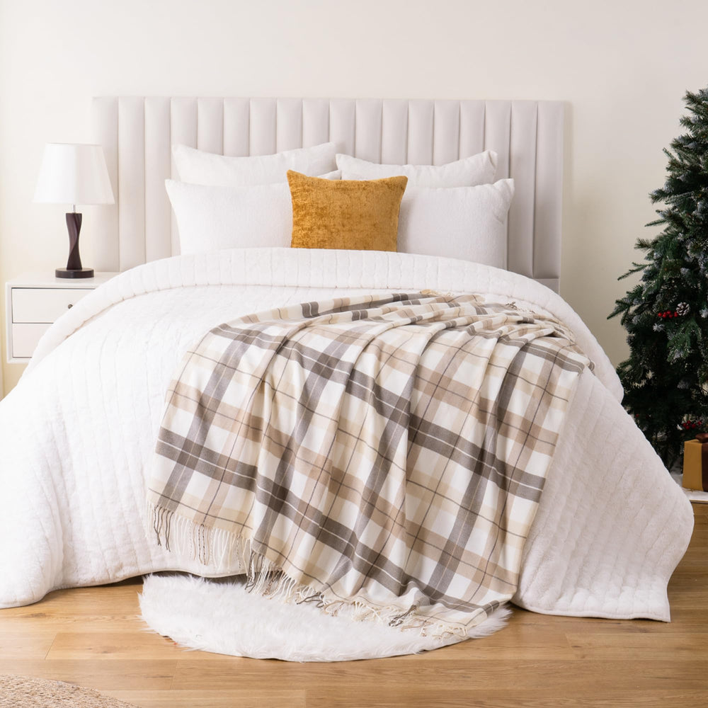 BATTILO HOME plaid sur étagère décorative, combine fonction et esthétique