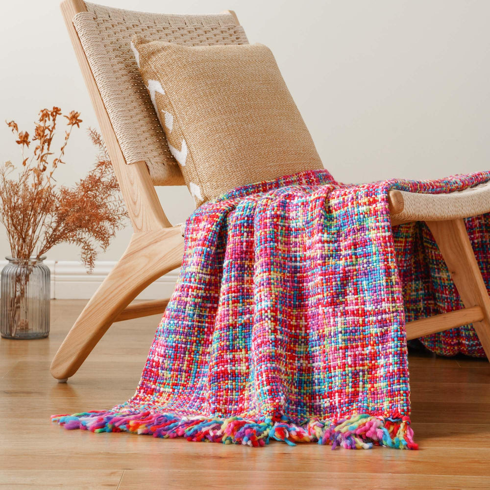 BATTILO HOME franges roulottées ajoutant un aspect artisanal et décoratif