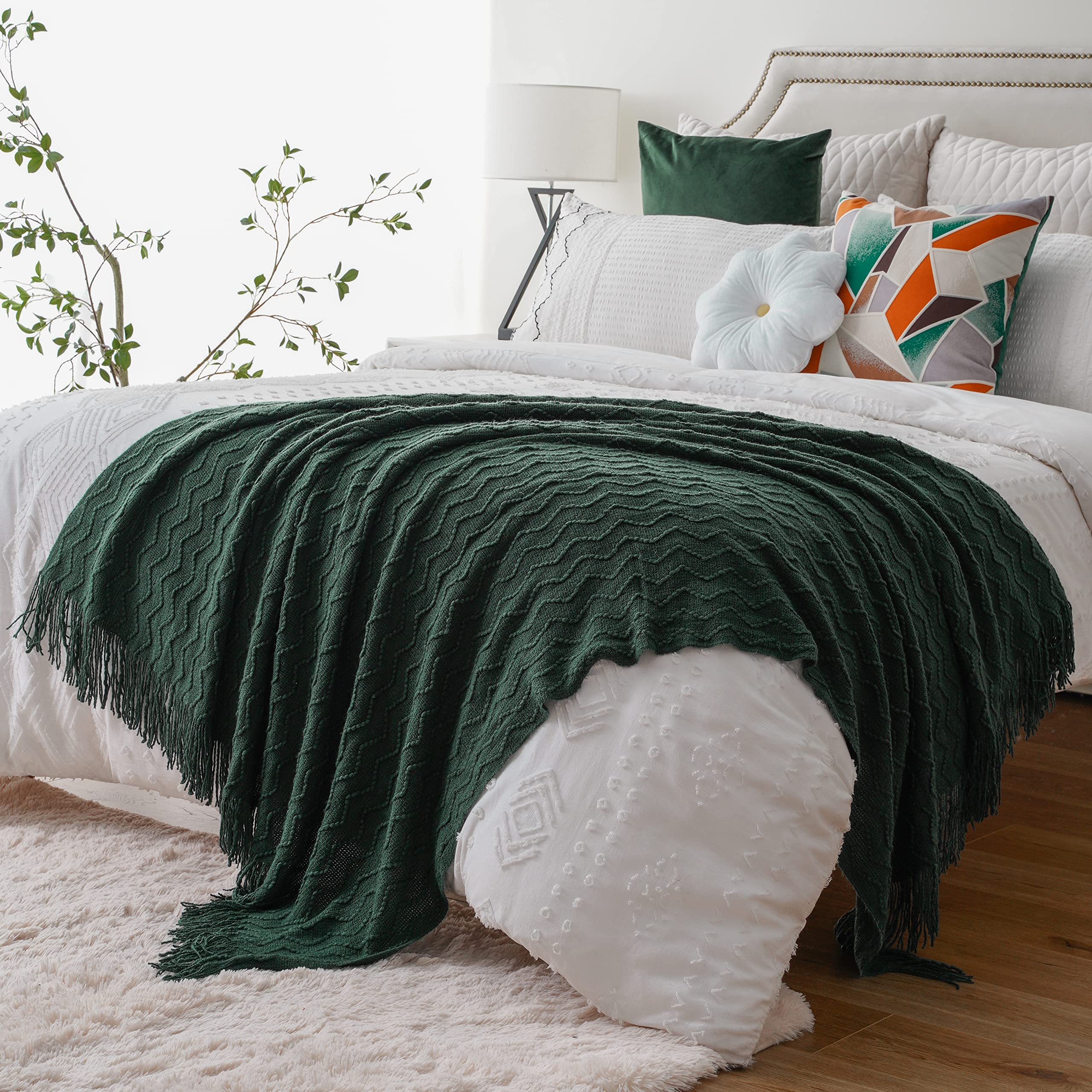 BATTILO HOME plaid plié à côté d’un mètre pour visualiser dimensions pratiques