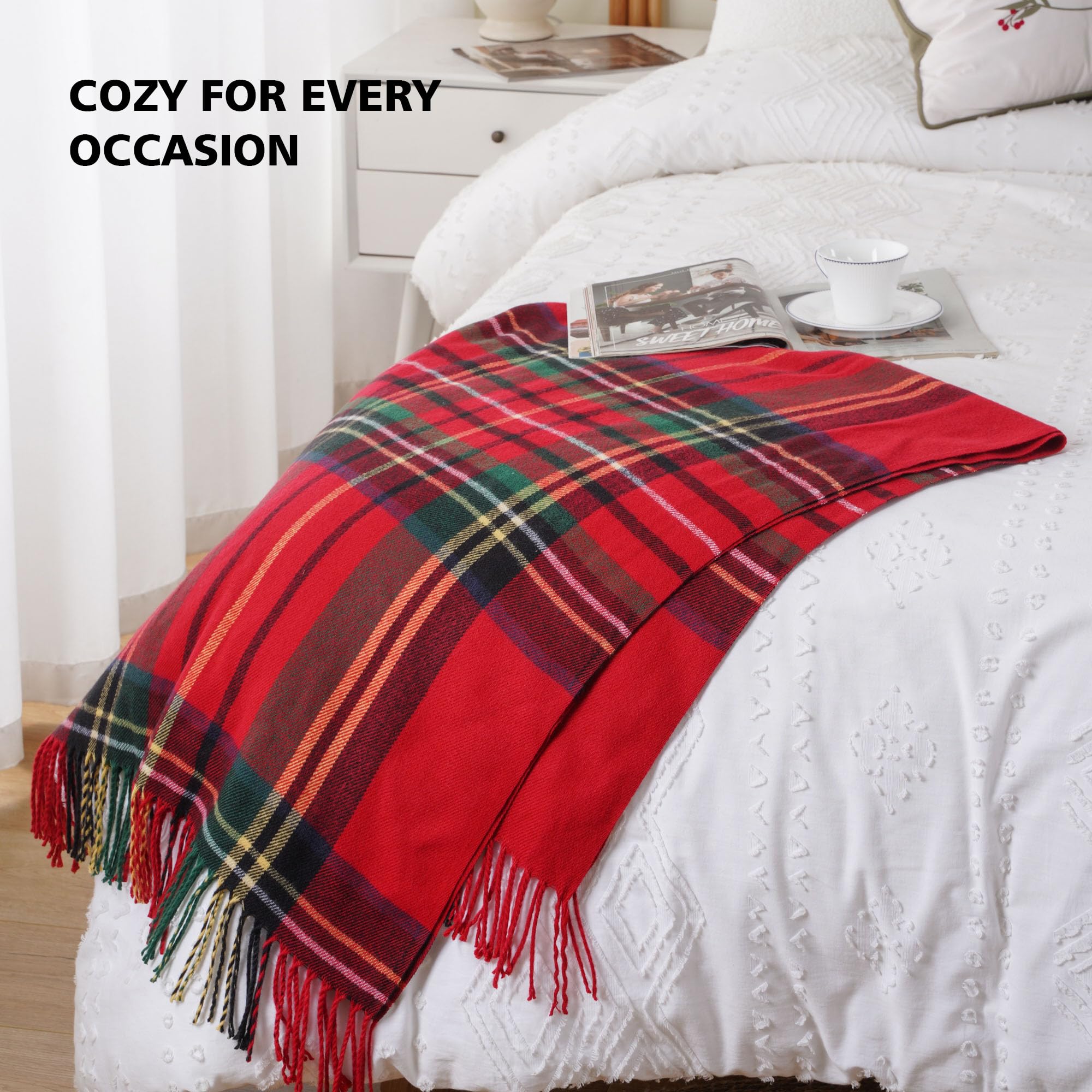 BATTILO HOME plaid à l'échelle illustrant taille 50x60 pour une personne