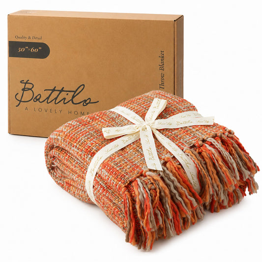 BATTILO HOME gros plan du tissu acrylique montrant la texture douce et respirante