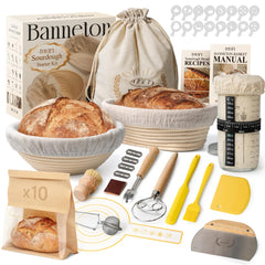 BAVIFY coffret complet présentant tous les outils pour pain au levain, inspire confiance
