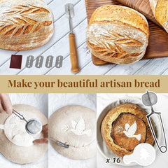 BAVIFY pain au levain cuisson et croute dévoile croûte croustillante et motif spiralé