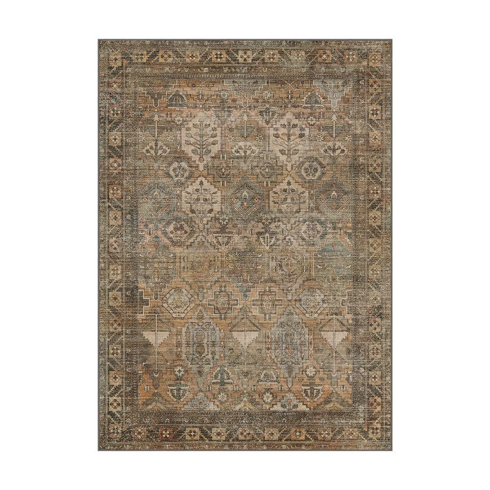 Bavni tapis avec objet pour échelle démontrant taille 5x7 adaptée aux pièces moyennes
