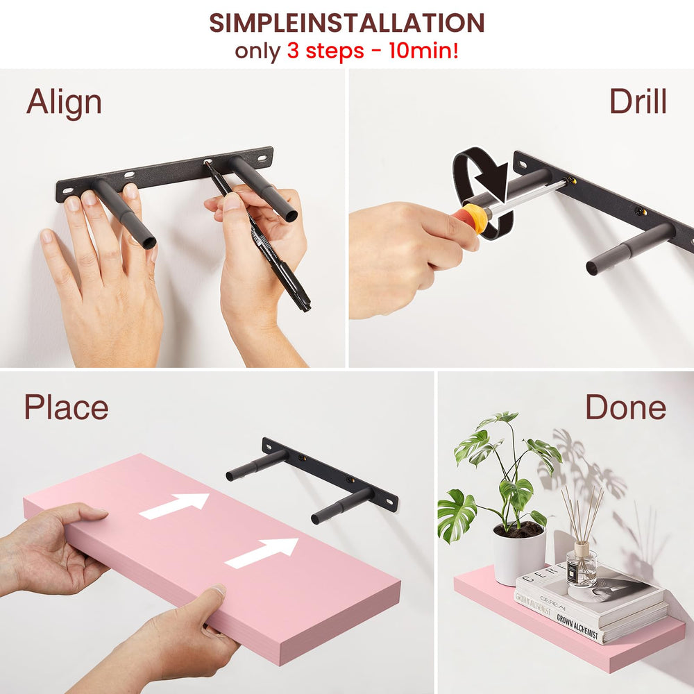 BAYKA étagère rose utilisée sur un bureau pour organiser fournitures