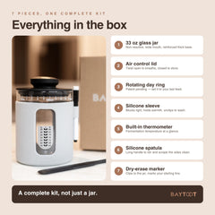 Baytoot spatule et thermomètre inclus facilitant mélange précis