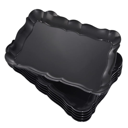 BBG plateau rectangulaire face avant, présentation élégante pour buffets