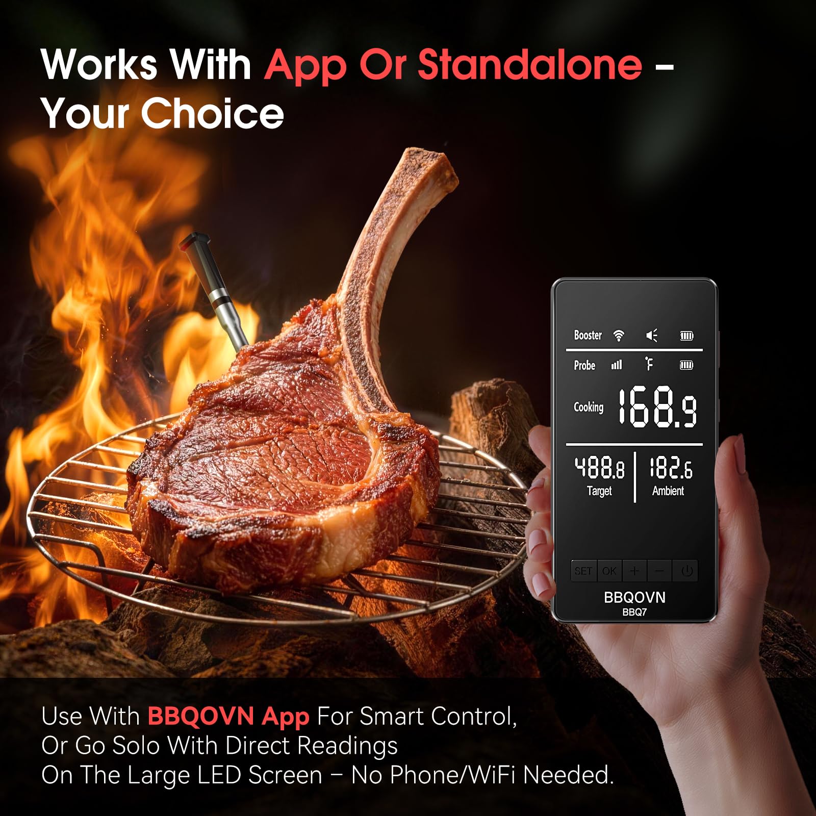 BBQOVN détail étanchéité IP68 pour nettoyage facile et durabilité