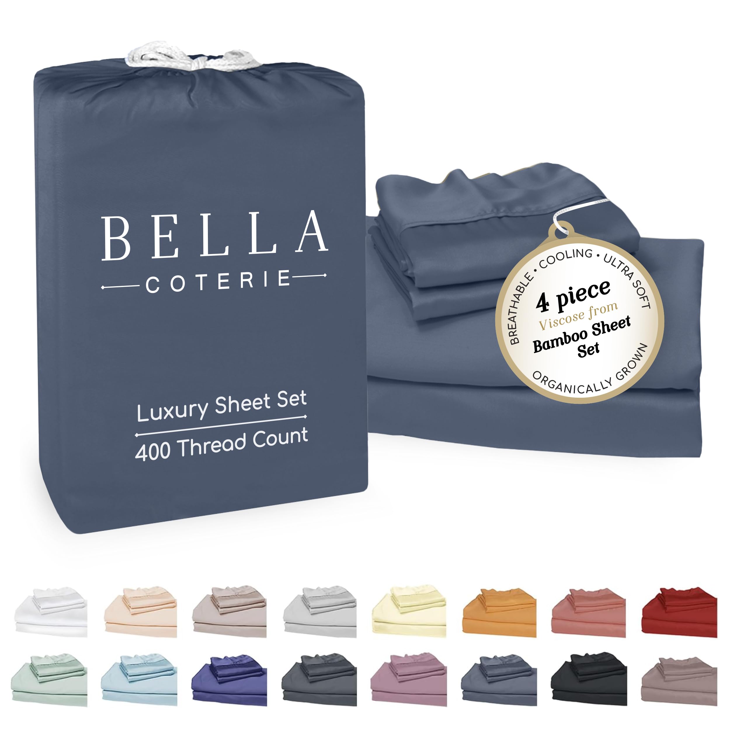 BC BELLA COTERIE emballage avant montrant le set et un design élégant