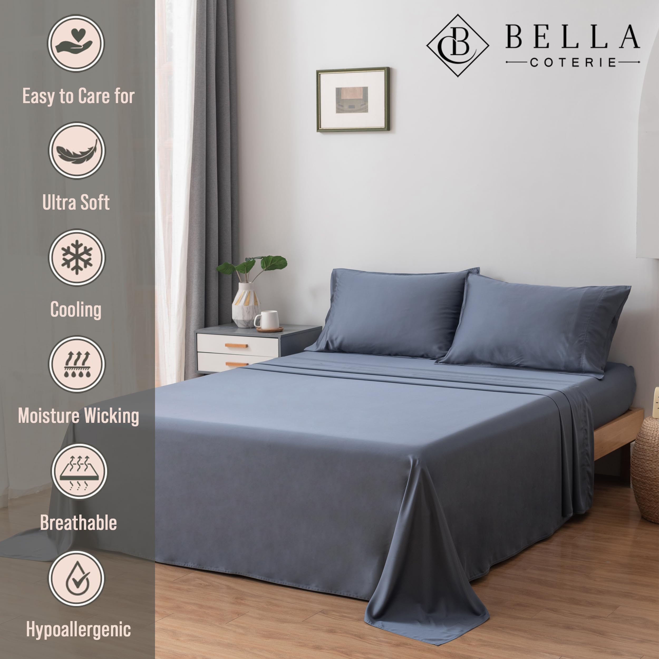 BC BELLA COTERIE gros plan sur la texture soyeuse et son confort tactile