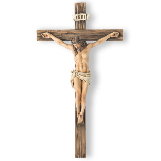 BC BUILDCLASSIC crucifix face avant montrant détails réalistes pour dévotion