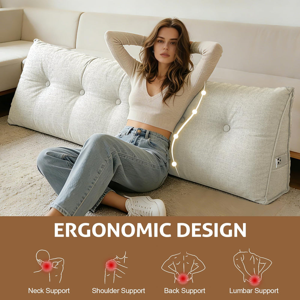 Bcareself coussin déballé après emballage sous vide, récupération rapide